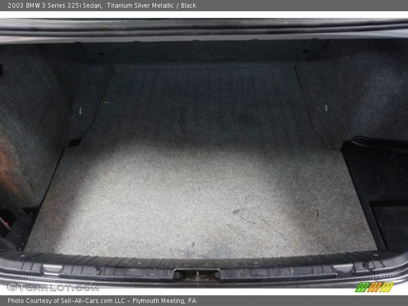 Titanium Silver Metallic / Black 2003 BMW 3 Series 325i Sedan