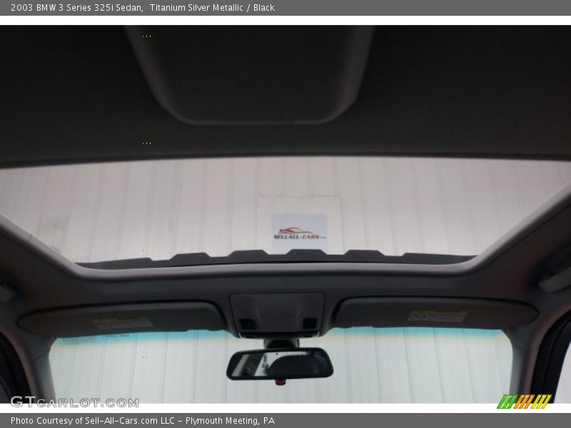 Titanium Silver Metallic / Black 2003 BMW 3 Series 325i Sedan