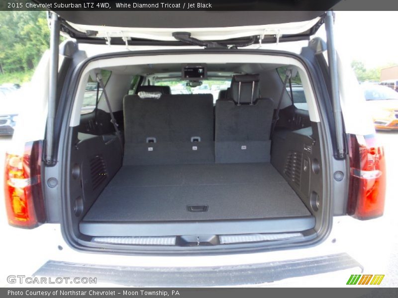 White Diamond Tricoat / Jet Black 2015 Chevrolet Suburban LTZ 4WD