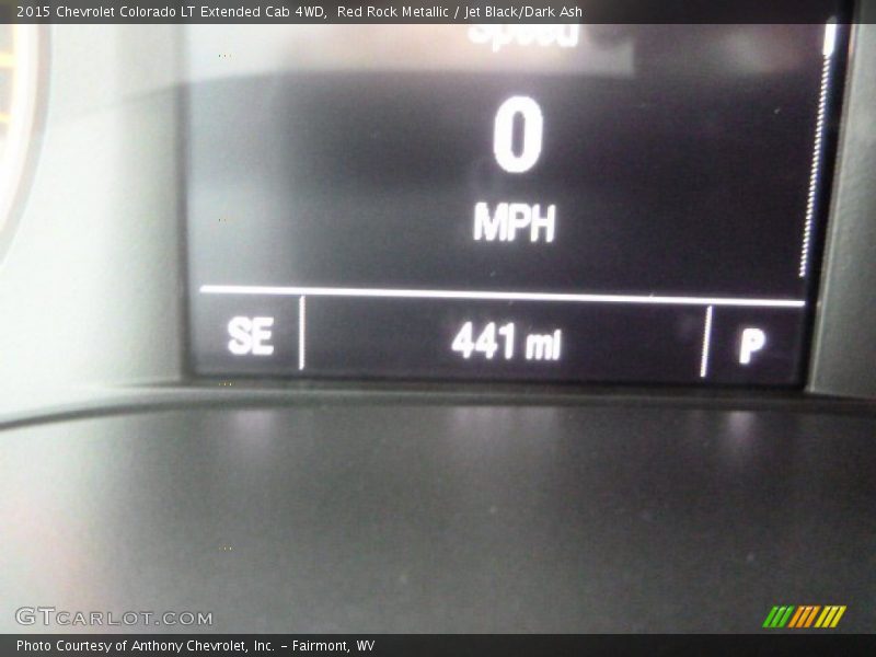 Red Rock Metallic / Jet Black/Dark Ash 2015 Chevrolet Colorado LT Extended Cab 4WD