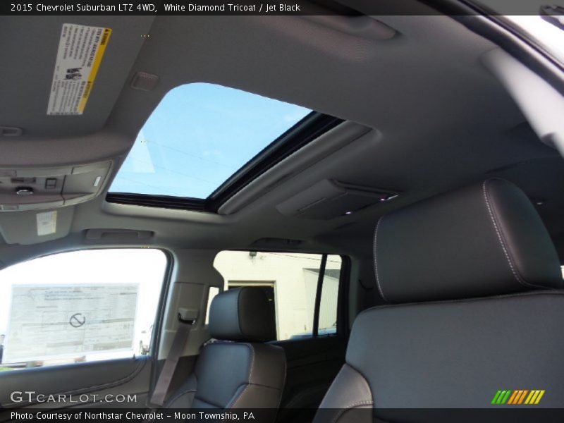 White Diamond Tricoat / Jet Black 2015 Chevrolet Suburban LTZ 4WD