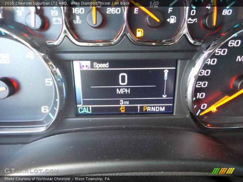 White Diamond Tricoat / Jet Black 2015 Chevrolet Suburban LTZ 4WD
