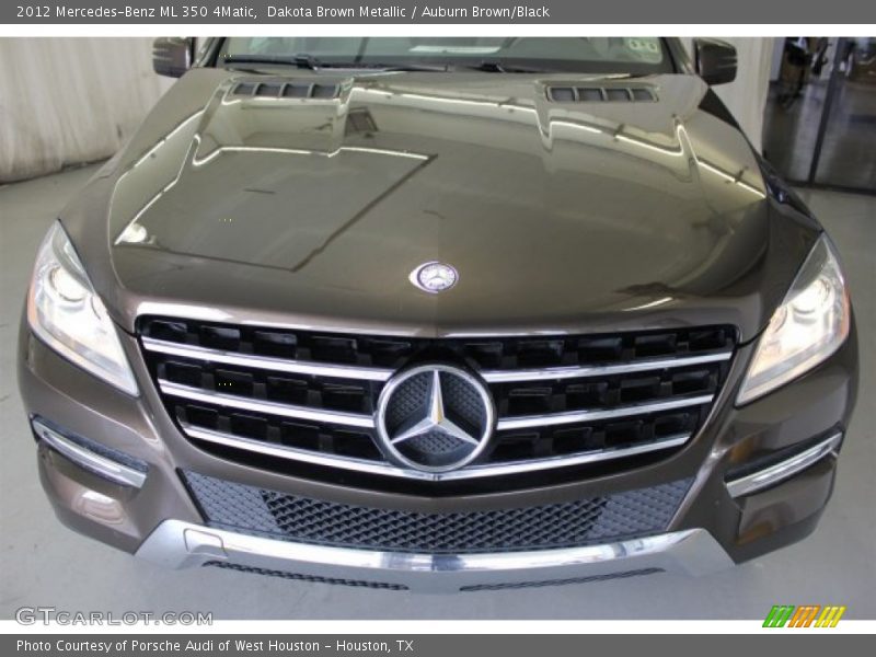 Dakota Brown Metallic / Auburn Brown/Black 2012 Mercedes-Benz ML 350 4Matic