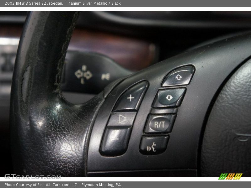 Titanium Silver Metallic / Black 2003 BMW 3 Series 325i Sedan