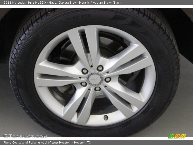 Dakota Brown Metallic / Auburn Brown/Black 2012 Mercedes-Benz ML 350 4Matic