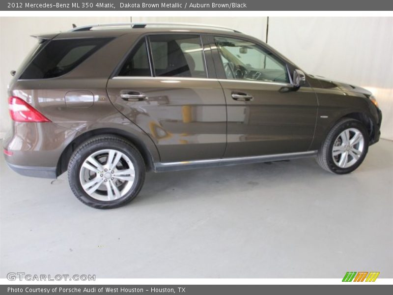 Dakota Brown Metallic / Auburn Brown/Black 2012 Mercedes-Benz ML 350 4Matic