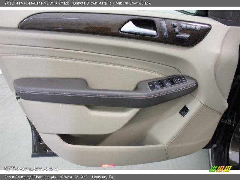 Dakota Brown Metallic / Auburn Brown/Black 2012 Mercedes-Benz ML 350 4Matic
