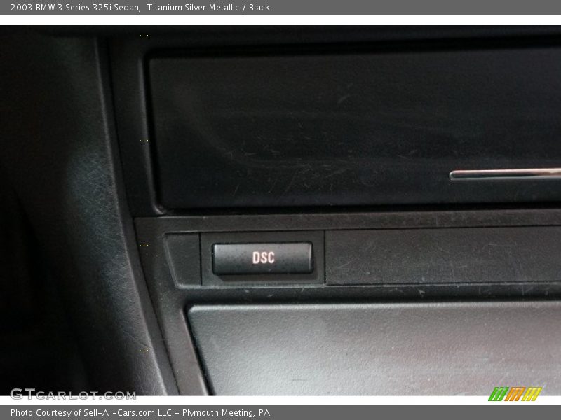 Titanium Silver Metallic / Black 2003 BMW 3 Series 325i Sedan