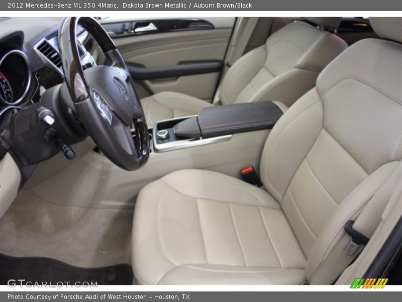 Dakota Brown Metallic / Auburn Brown/Black 2012 Mercedes-Benz ML 350 4Matic