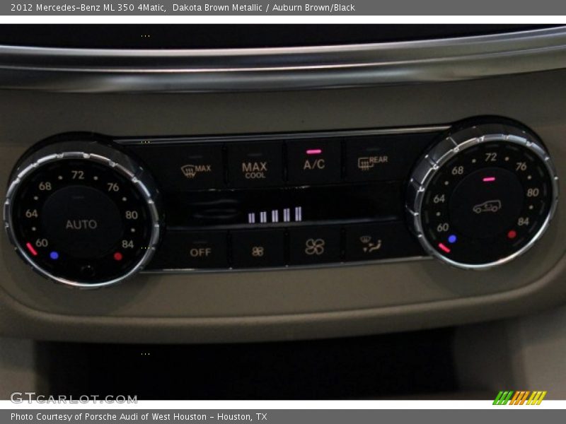 Dakota Brown Metallic / Auburn Brown/Black 2012 Mercedes-Benz ML 350 4Matic