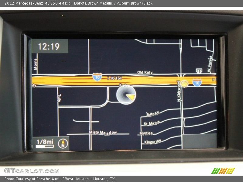 Dakota Brown Metallic / Auburn Brown/Black 2012 Mercedes-Benz ML 350 4Matic