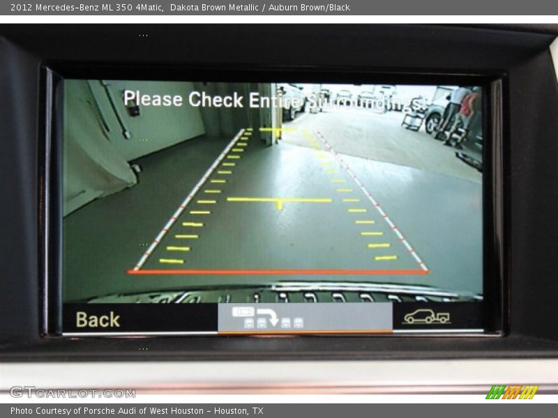 Dakota Brown Metallic / Auburn Brown/Black 2012 Mercedes-Benz ML 350 4Matic