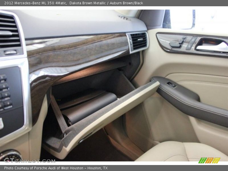 Dakota Brown Metallic / Auburn Brown/Black 2012 Mercedes-Benz ML 350 4Matic
