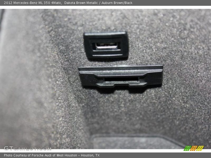 Dakota Brown Metallic / Auburn Brown/Black 2012 Mercedes-Benz ML 350 4Matic
