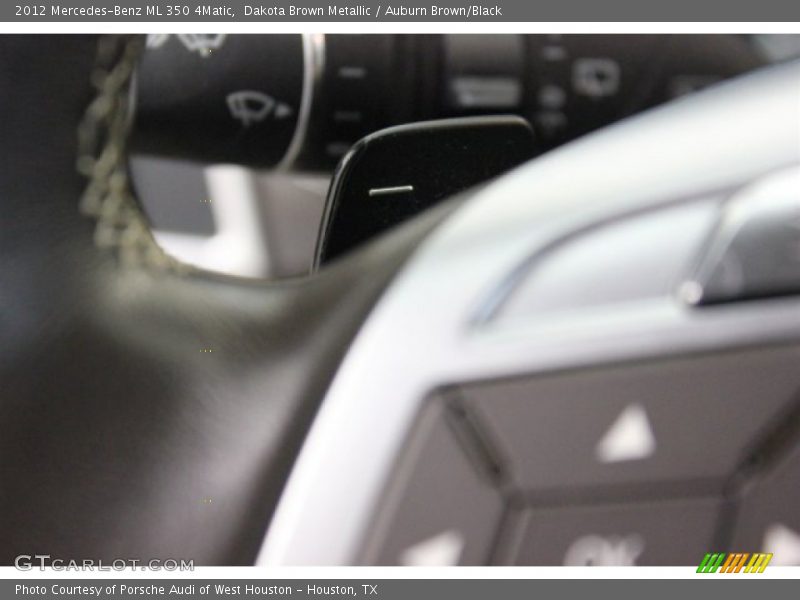 Dakota Brown Metallic / Auburn Brown/Black 2012 Mercedes-Benz ML 350 4Matic