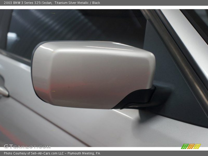 Titanium Silver Metallic / Black 2003 BMW 3 Series 325i Sedan