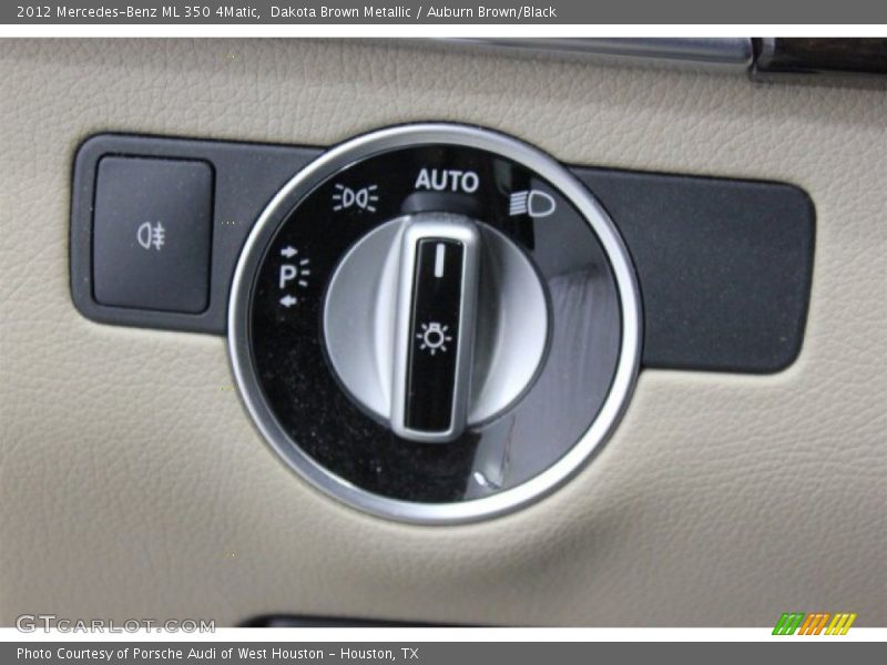 Dakota Brown Metallic / Auburn Brown/Black 2012 Mercedes-Benz ML 350 4Matic
