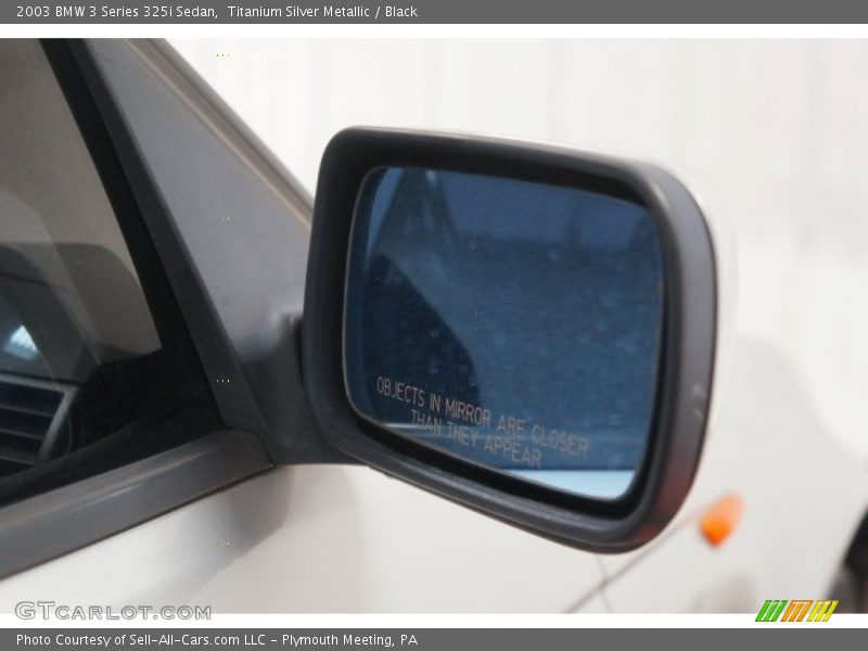 Titanium Silver Metallic / Black 2003 BMW 3 Series 325i Sedan