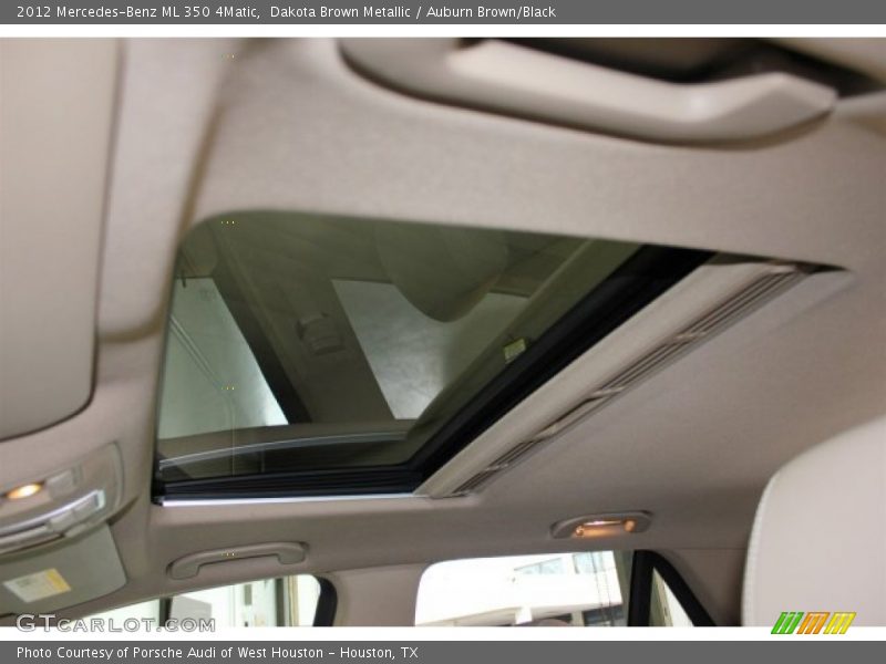 Dakota Brown Metallic / Auburn Brown/Black 2012 Mercedes-Benz ML 350 4Matic