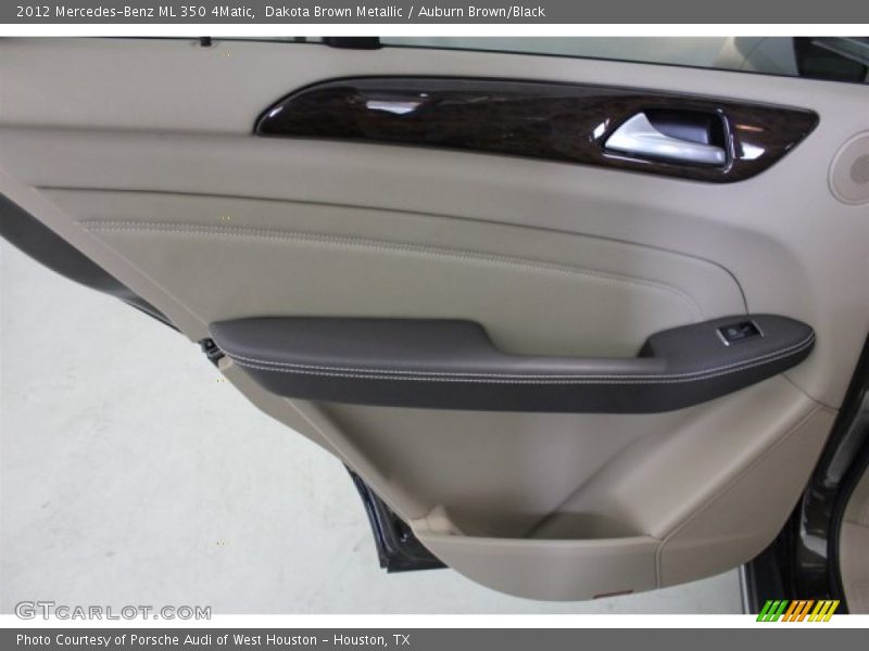 Dakota Brown Metallic / Auburn Brown/Black 2012 Mercedes-Benz ML 350 4Matic