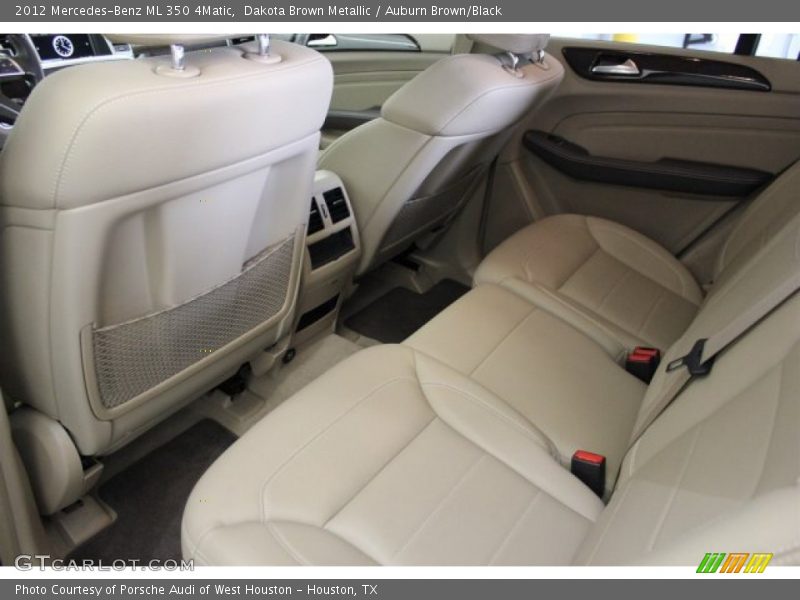 Dakota Brown Metallic / Auburn Brown/Black 2012 Mercedes-Benz ML 350 4Matic