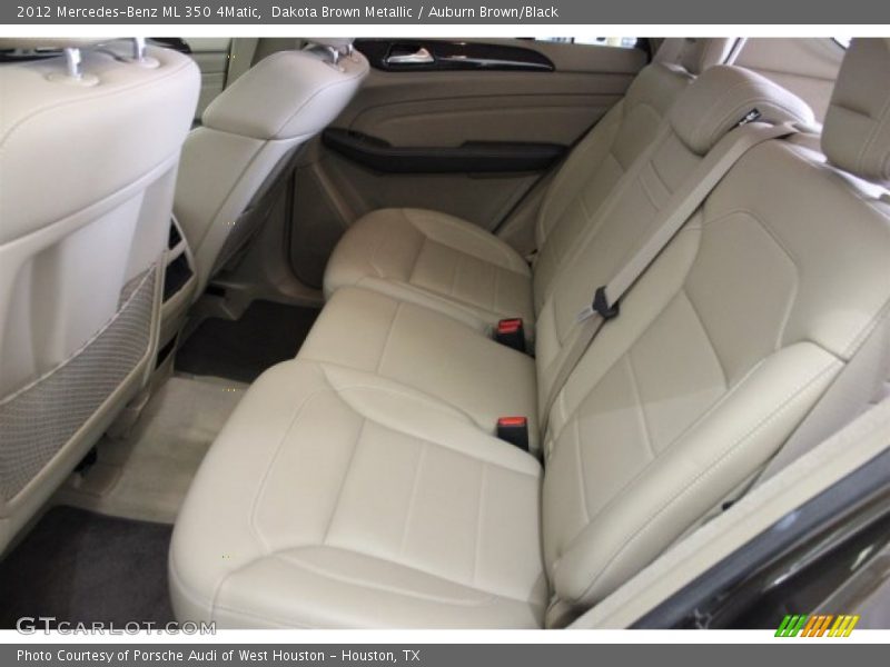Dakota Brown Metallic / Auburn Brown/Black 2012 Mercedes-Benz ML 350 4Matic