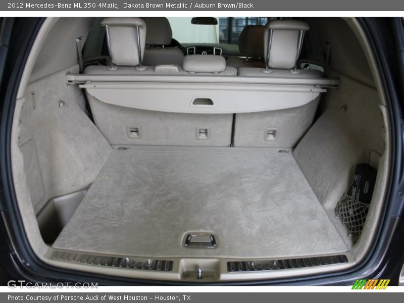 Dakota Brown Metallic / Auburn Brown/Black 2012 Mercedes-Benz ML 350 4Matic
