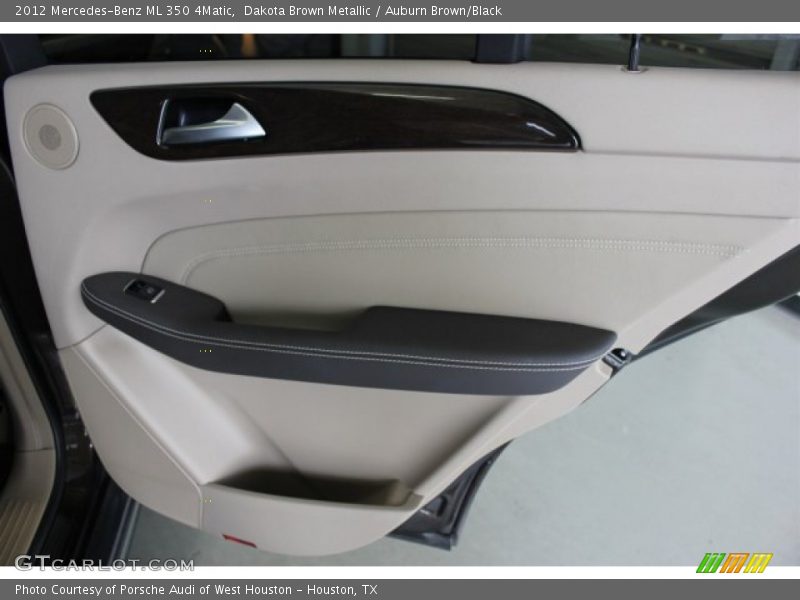 Dakota Brown Metallic / Auburn Brown/Black 2012 Mercedes-Benz ML 350 4Matic