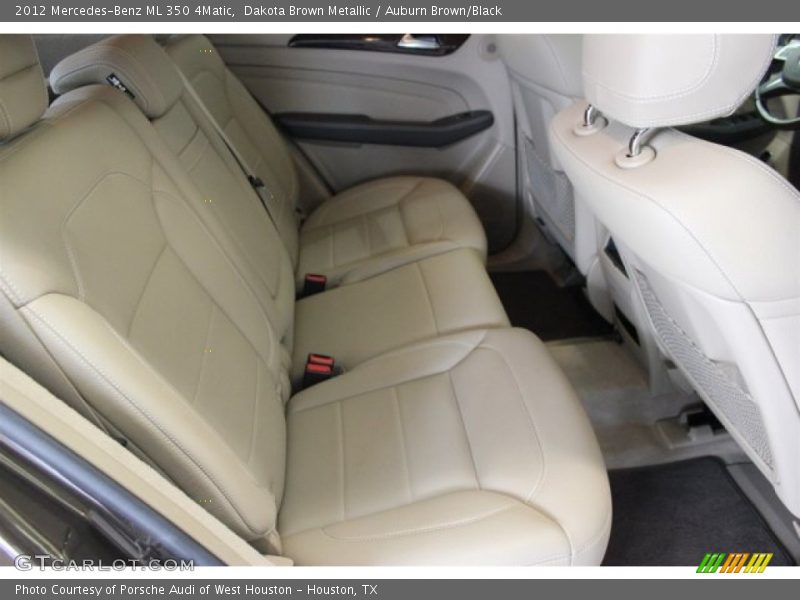 Dakota Brown Metallic / Auburn Brown/Black 2012 Mercedes-Benz ML 350 4Matic