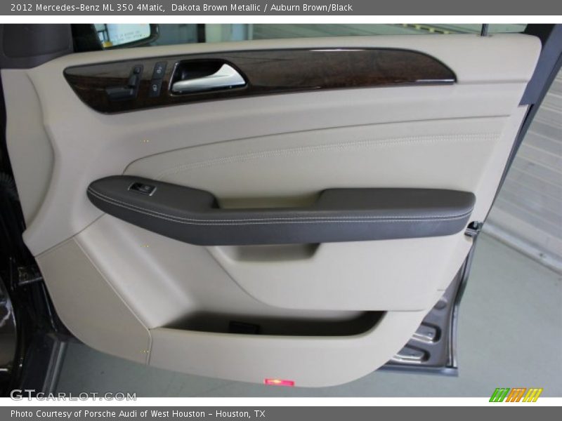 Dakota Brown Metallic / Auburn Brown/Black 2012 Mercedes-Benz ML 350 4Matic