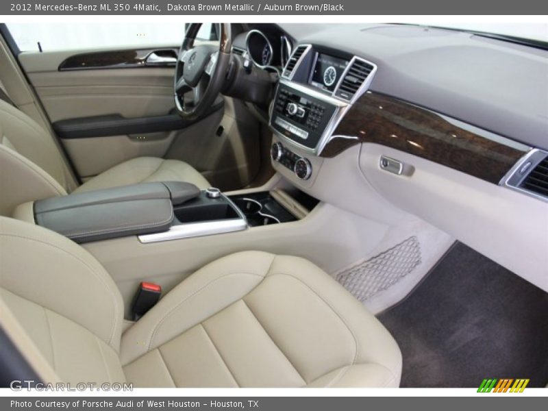 Dakota Brown Metallic / Auburn Brown/Black 2012 Mercedes-Benz ML 350 4Matic