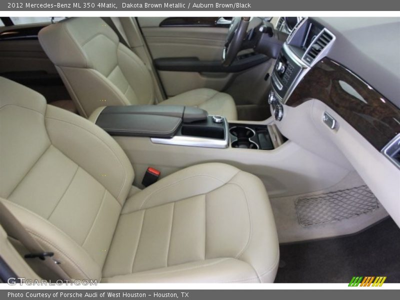 Dakota Brown Metallic / Auburn Brown/Black 2012 Mercedes-Benz ML 350 4Matic