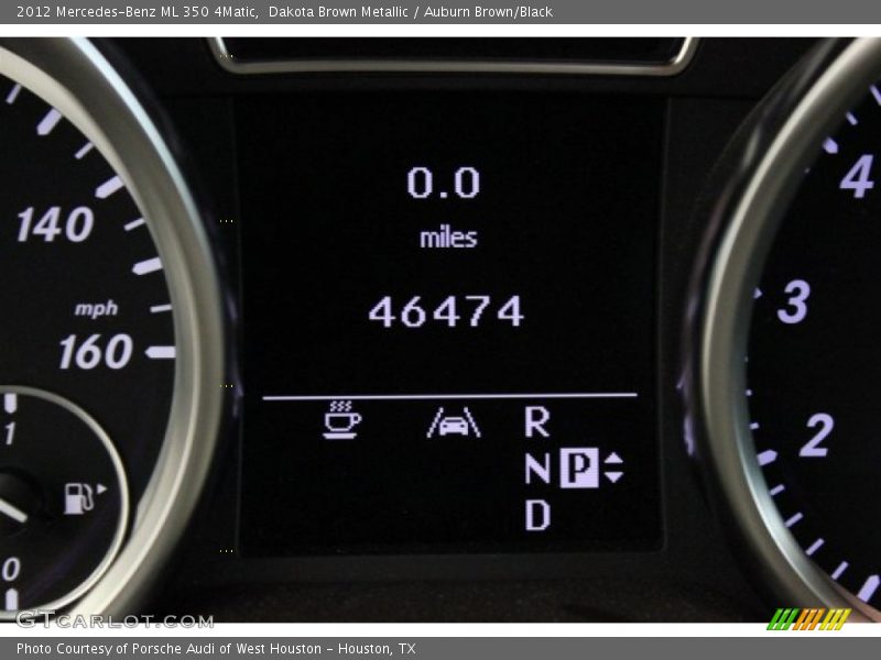 Dakota Brown Metallic / Auburn Brown/Black 2012 Mercedes-Benz ML 350 4Matic
