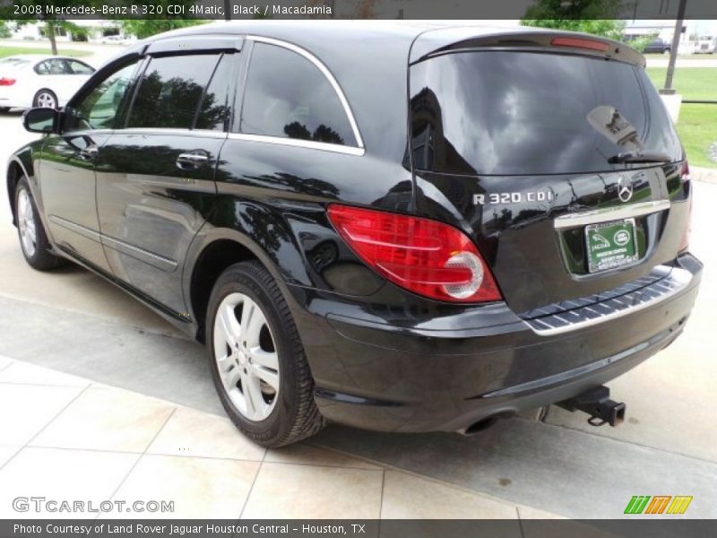 Black / Macadamia 2008 Mercedes-Benz R 320 CDI 4Matic