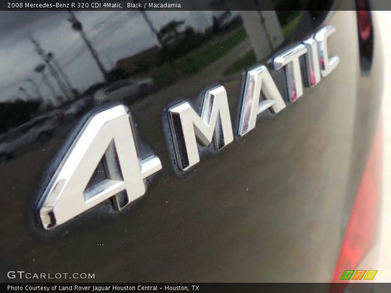 Black / Macadamia 2008 Mercedes-Benz R 320 CDI 4Matic