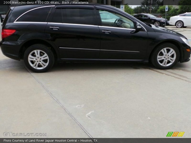 Black / Macadamia 2008 Mercedes-Benz R 320 CDI 4Matic