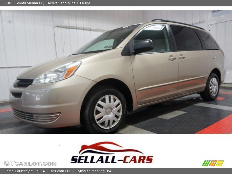 Desert Sand Mica / Taupe 2005 Toyota Sienna LE