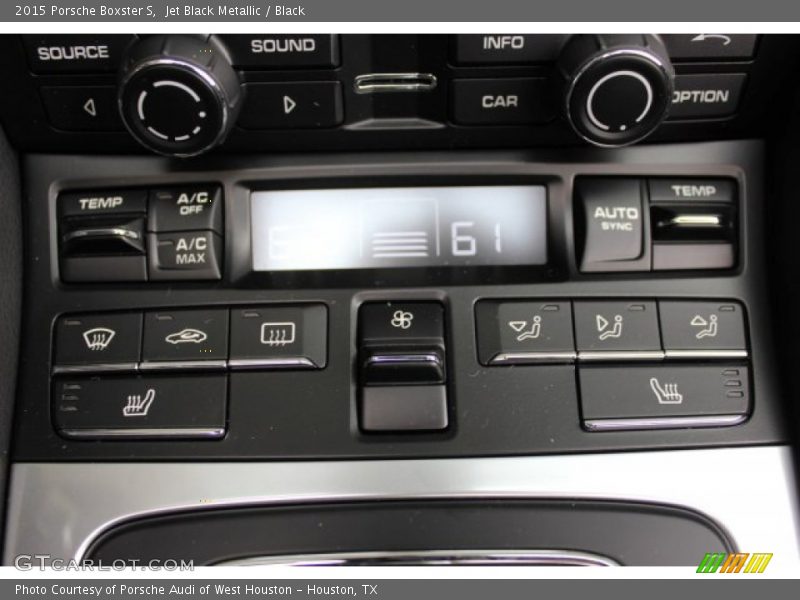 Jet Black Metallic / Black 2015 Porsche Boxster S