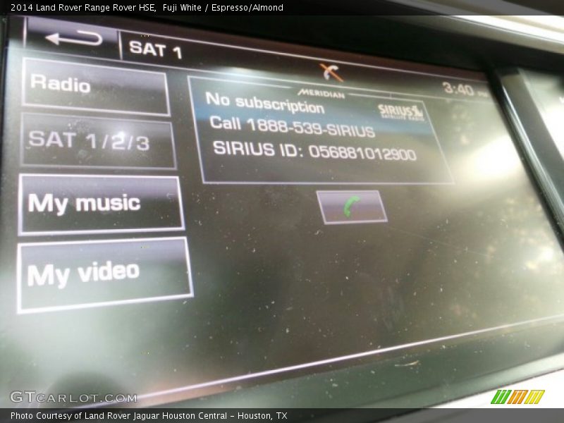 Fuji White / Espresso/Almond 2014 Land Rover Range Rover HSE
