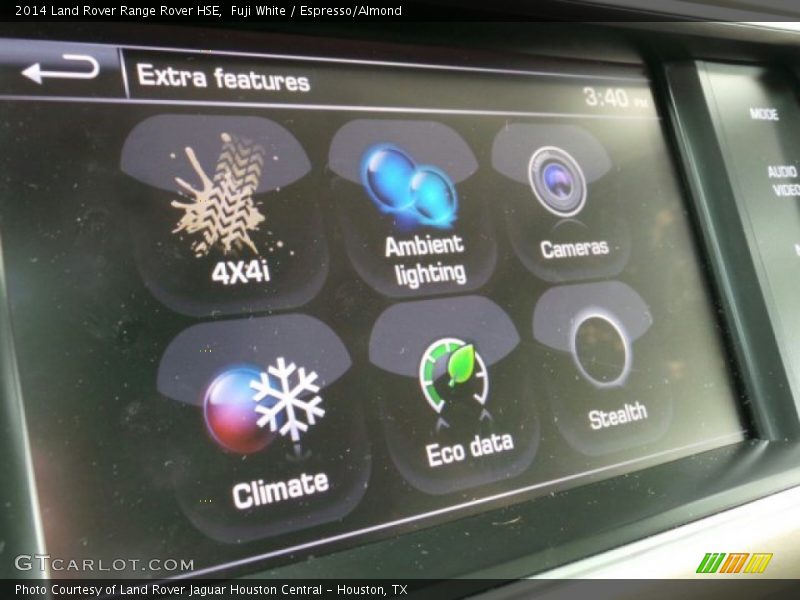 Fuji White / Espresso/Almond 2014 Land Rover Range Rover HSE