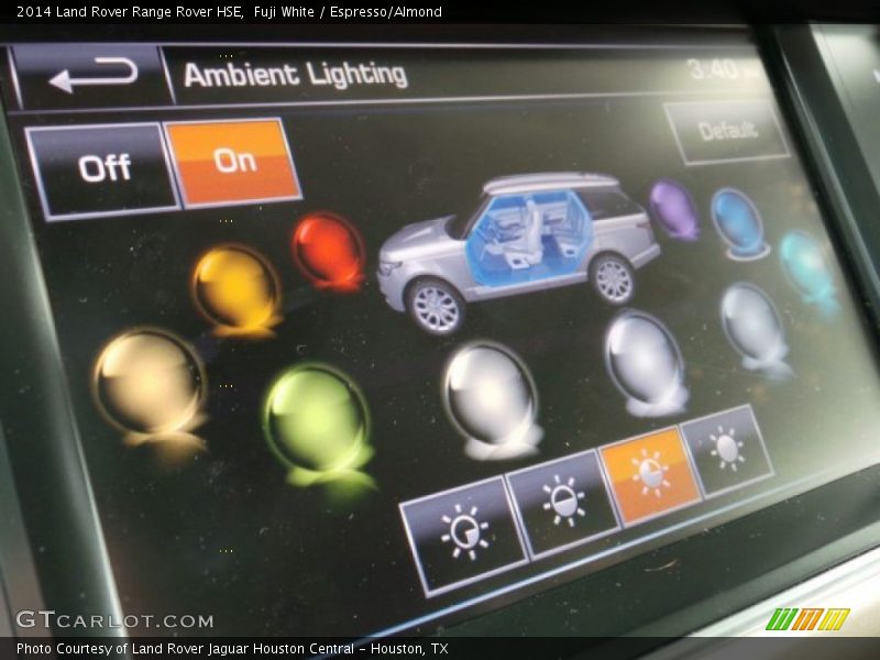Fuji White / Espresso/Almond 2014 Land Rover Range Rover HSE