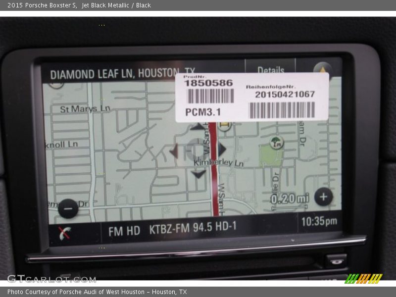 Jet Black Metallic / Black 2015 Porsche Boxster S
