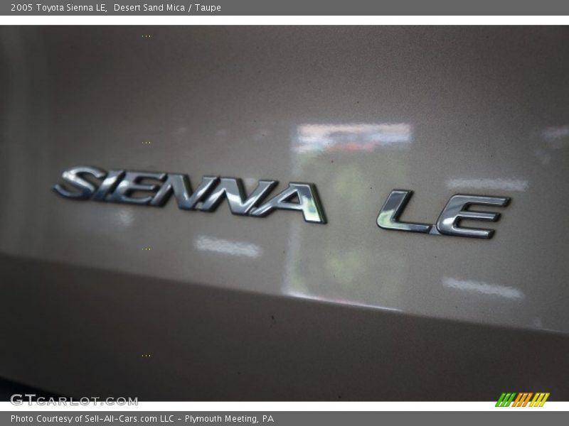 Desert Sand Mica / Taupe 2005 Toyota Sienna LE
