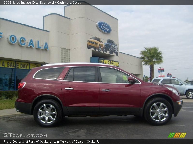 Red Jewel / Cashmere/Cocoa 2008 Buick Enclave CXL