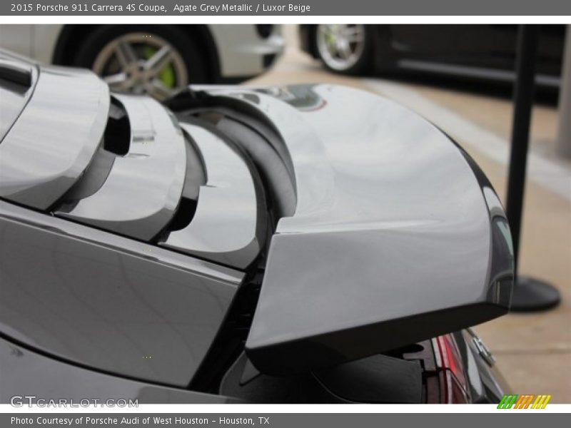 Agate Grey Metallic / Luxor Beige 2015 Porsche 911 Carrera 4S Coupe
