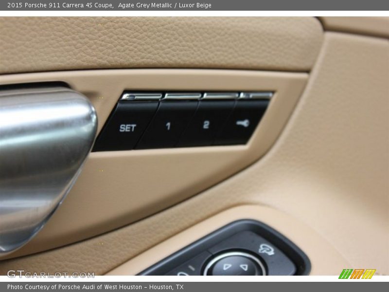 Agate Grey Metallic / Luxor Beige 2015 Porsche 911 Carrera 4S Coupe
