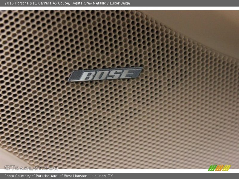 Agate Grey Metallic / Luxor Beige 2015 Porsche 911 Carrera 4S Coupe