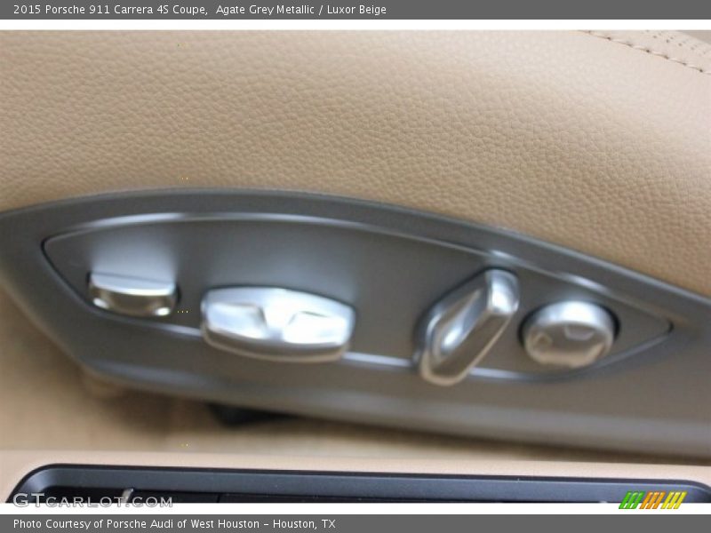 Agate Grey Metallic / Luxor Beige 2015 Porsche 911 Carrera 4S Coupe