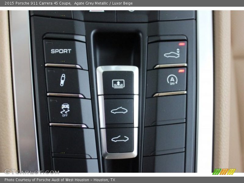 Agate Grey Metallic / Luxor Beige 2015 Porsche 911 Carrera 4S Coupe