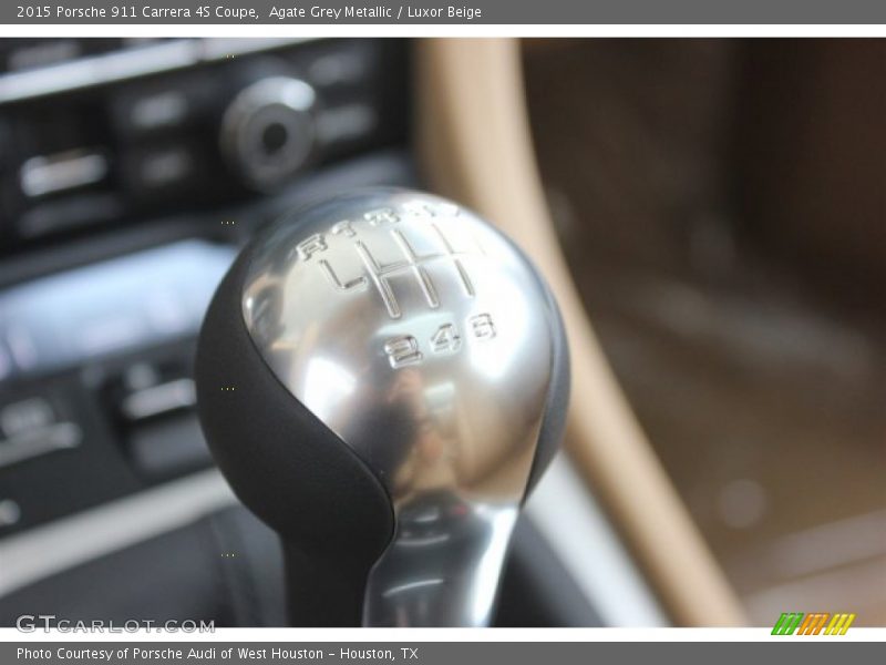 Agate Grey Metallic / Luxor Beige 2015 Porsche 911 Carrera 4S Coupe
